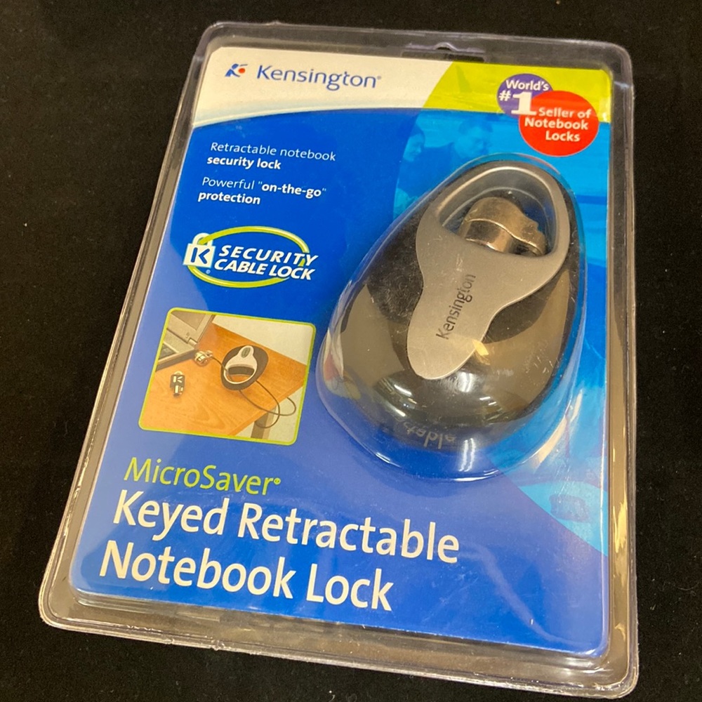 Kensington Keyed Retractable Notebook Lock - NWT